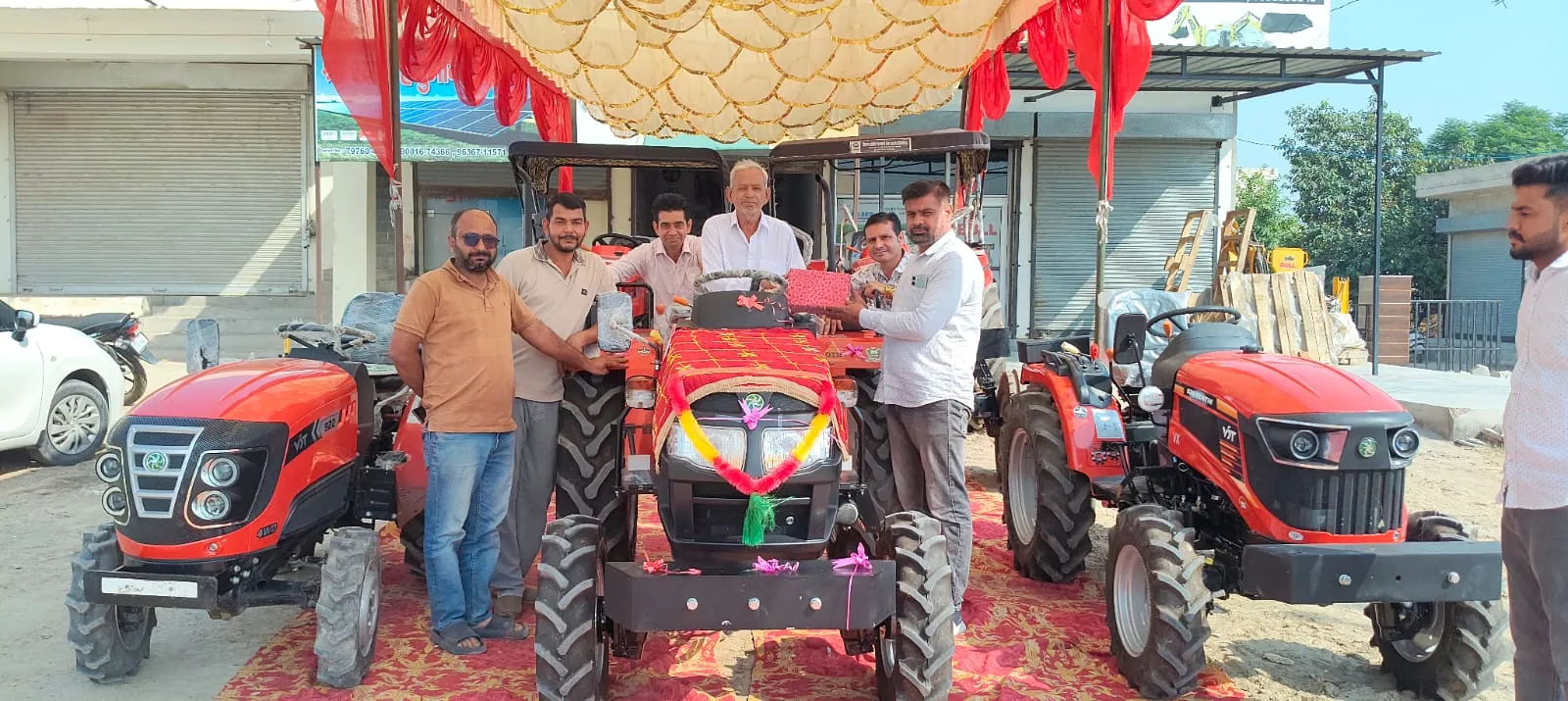 Delivery day celebrations