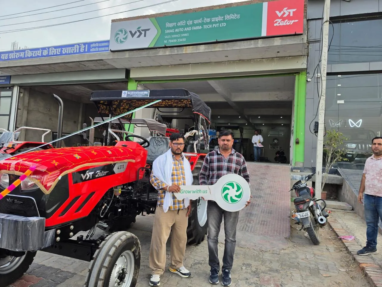 A new VST Zetor 4511 handed over at our showroom