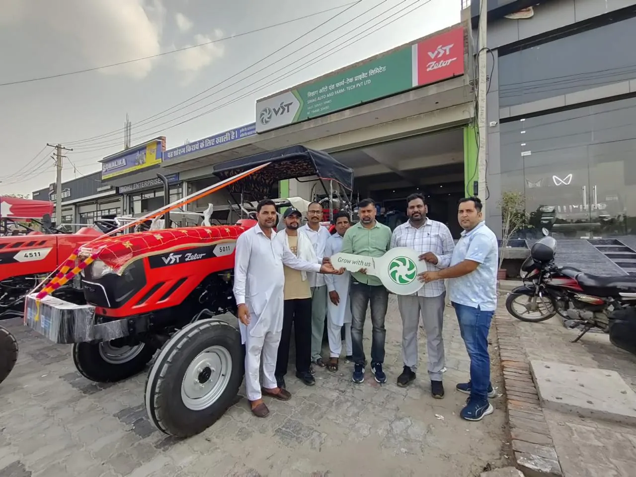 Key handover at our Hanumangarh showroom
