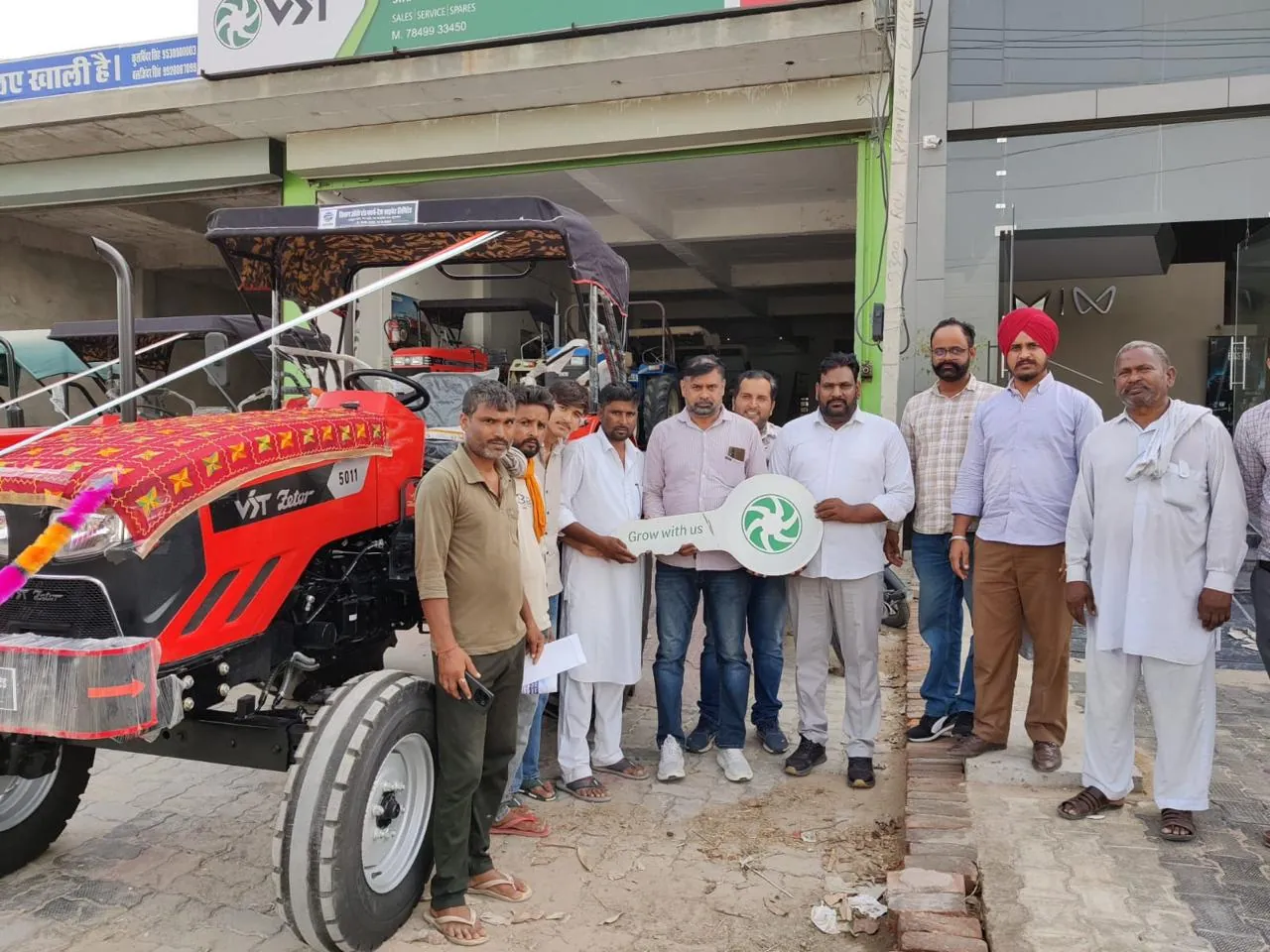Key handover at our Hanumangarh showroom