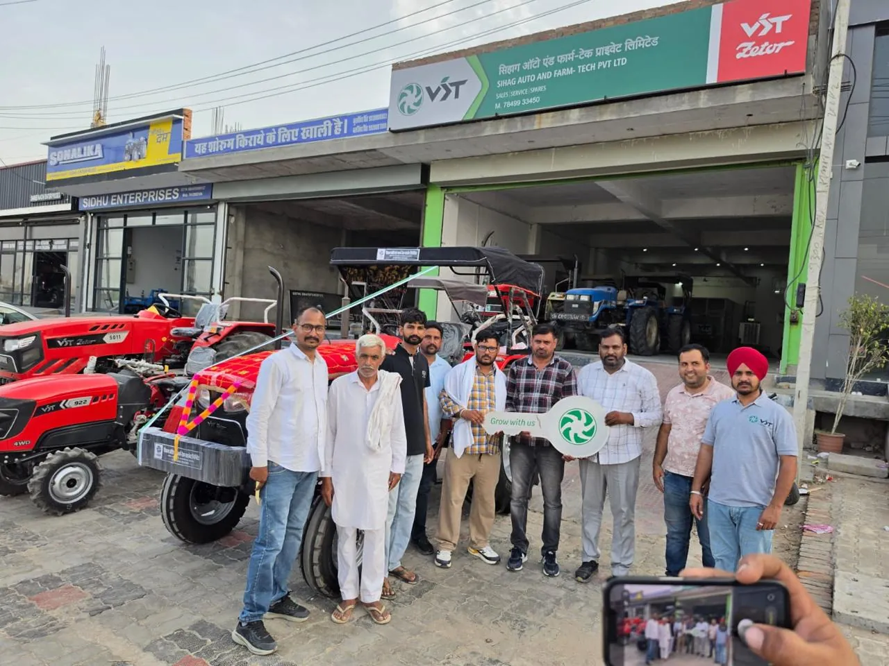 Key handover at our Hanumangarh showroom
